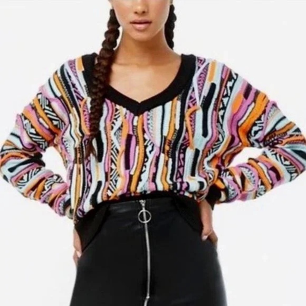 Forever 21 Coogi inspired cropped sweater
